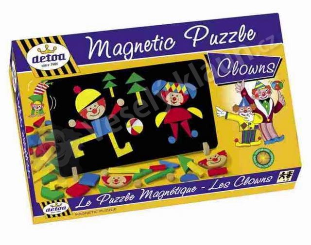 Magnetické puzzle Klauni - 3188