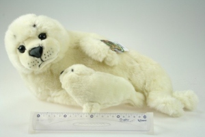 Plyšový tuleň s mládětem