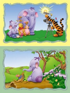 Dřevěné kostky Heffalump-Veselé kostky   - 0400